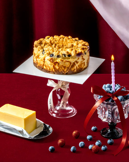 New York Blueberry Crumble Cheesecake