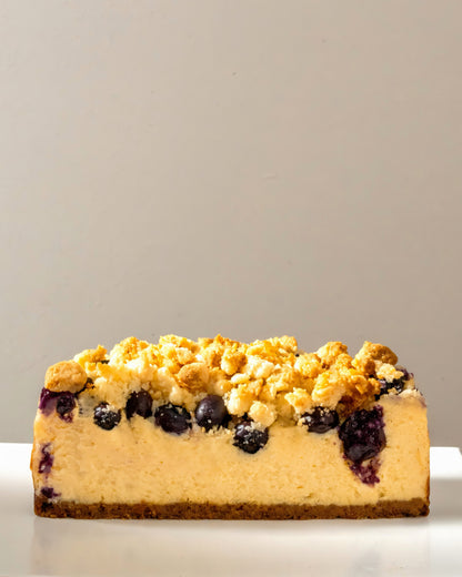New York Blueberry Crumble Cheesecake